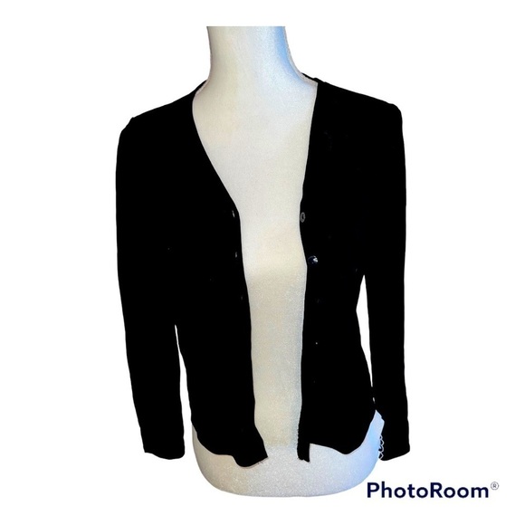PETITE Sophisticate black shell/jacket, S - Picture 1 of 7
